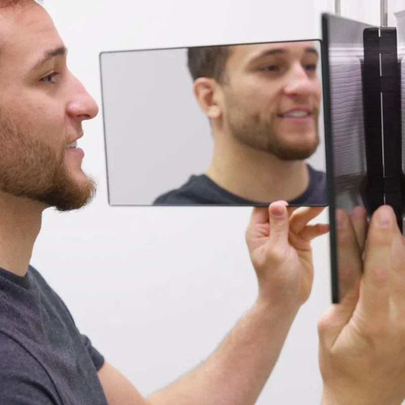 LumiReflex™ – Miroir LED 3 Volets Pliable ✨