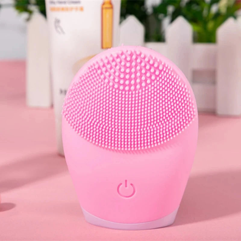 PureWave™ – Brosse Nettoyante Visage Sonique en Silicone ✨