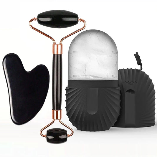 IceGlow Pro™ – Rouleau de Glace 3-en-1 & Gua Sha ❄️